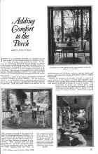 Better Homes & Gardens May 1926 Magazine Article: Adding Comfort to the Porch