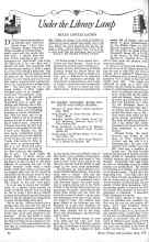 Better Homes & Gardens May 1926 Magazine Article: Under the Library Lamb