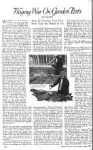 Better Homes & Gardens May 1926 Magazine Article: Waging War On Garden Pests