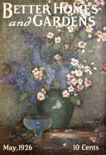 Better Homes & Gardens May 1926 Magazine Cover