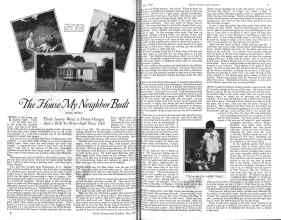 Better Homes & Gardens May 1926 Magazine Article: The House My Neighbor Built