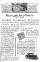 Better Homes & Gardens June 1926 Magazine Article: Planning the Family Vacation