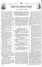 Better Homes & Gardens June 1926 Magazine Article: Under the Library Lamp