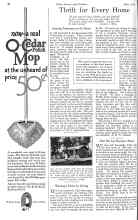 Better Homes & Gardens June 1926 Magazine Article: Thrift for Every Home