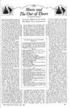 Better Homes & Gardens June 1926 Magazine Article: Music and The Out-of-Doors