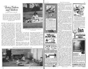 Better Homes & Gardens July 1926 Magazine Article: Better Fathers and Mothers