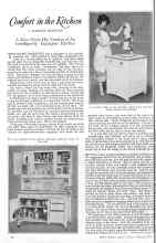 Better Homes & Gardens August 1926 Magazine Article: Comfort in the Kitchen