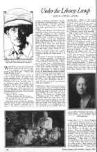 Better Homes & Gardens August 1926 Magazine Article: Under the Library Lamp