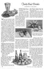 Better Homes & Gardens August 1926 Magazine Article: Frosty Fruit Drinks