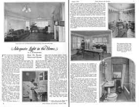 Better Homes & Gardens August 1926 Magazine Article: Adequate Light in the Home