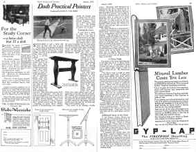 Better Homes & Gardens August 1926 Magazine Article: Dad's Practical Pointers