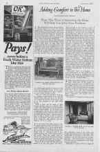 Better Homes & Gardens September 1926 Magazine Article: Adding Comfort to the Home