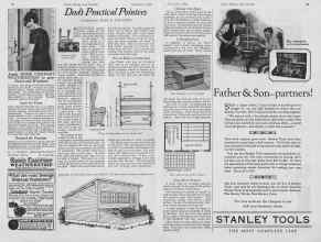 Better Homes & Gardens September 1926 Magazine Article: Dad's Practical Pointers