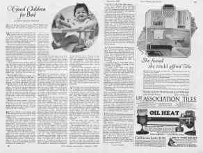 Better Homes & Gardens September 1926 Magazine Article: Good Children for Bad