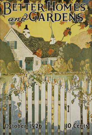 Better Homes & Gardens October 1926 Magazine Cover