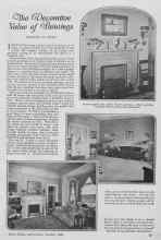 Better Homes & Gardens October 1926 Magazine Article: The Decorative Value of Paintings