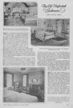 Better Homes & Gardens October 1926 Magazine Article: The Oft-Neglected Bedroom