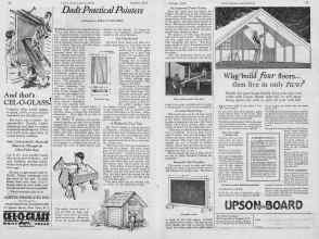 Better Homes & Gardens October 1926 Magazine Article: Dad's Practical Pointers