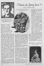 Better Homes & Gardens November 1926 Magazine Article: Under the Library Lamp