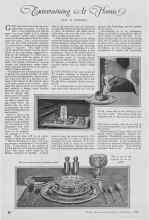 Better Homes & Gardens November 1926 Magazine Article: Entertaining At Home