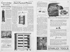 Better Homes & Gardens November 1926 Magazine Article: Dad's Practical Pointers