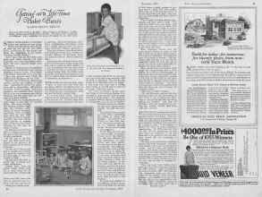 Better Homes & Gardens November 1926 Magazine Article: Getting on a Life-Time Habit Basis