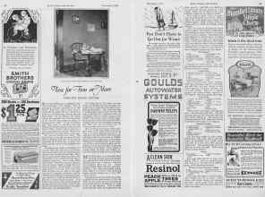 Better Homes & Gardens November 1926 Magazine Article: Tea for Two or More