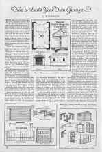 Better Homes & Gardens December 1926 Magazine Article: How to Built Your own Garage