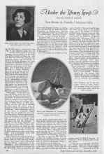 Better Homes & Gardens December 1926 Magazine Article: Under the Library Lamp