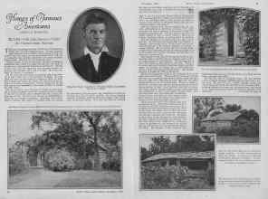 Better Homes & Gardens December 1926 Magazine Article: Homes of Famous Americans