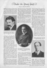 Better Homes & Gardens January 1927 Magazine Article: Under the Library Lamp