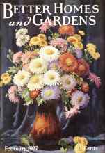Better Homes & Gardens February 1927 Magazine Cover