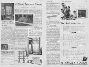 Better Homes & Gardens February 1927 Magazine Article: Dad's Practical Pointers