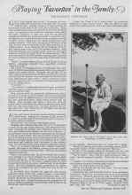 Better Homes & Gardens March 1927 Magazine Article: Playing 