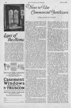 Better Homes & Gardens March 1927 Magazine Article: How to Use Commercial Fertilizers