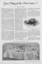 Better Homes & Gardens March 1927 Magazine Article: Good Things for The First Course