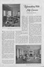 Better Homes & Gardens March 1927 Magazine Article: Refurnishing With Slip Covers