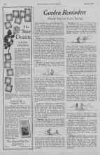 Better Homes & Gardens March 1927 Magazine Article: Garden Reminders