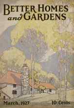 Better Homes & Gardens March 1927 Magazine Cover