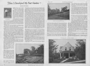 Better Homes & Gardens March 1927 Magazine Article: How I Developed My Fruit Garden