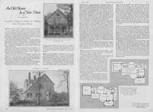 Better Homes & Gardens March 1927 Magazine Article: An Old House In a New Dress