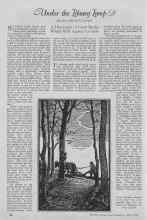 Better Homes & Gardens April 1927 Magazine Article: Under the Library Lamp