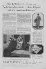 Better Homes & Gardens April 1927 Magazine Article: SIMMONS Beds Springs Mattresses