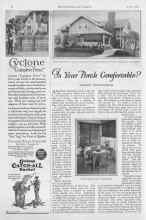 Better Homes & Gardens April 1927 Magazine Article: Is Your Porch Comfortable?