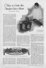 Better Homes & Gardens April 1927 Magazine Article: How to Cook the Tender Cuts of Meat