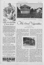 Better Homes & Gardens April 1927 Magazine Article: We Grow Vegetables