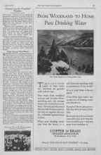 Better Homes & Gardens April 1927 Magazine Article: FROM WOODLAND TO HOME Pure Drinking Water