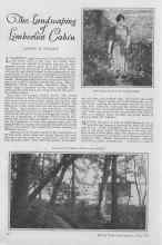 Better Homes & Gardens May 1927 Magazine Article: The Landscaping of Limberlost Cabin