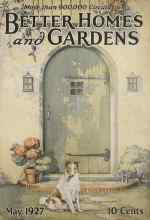 Better Homes & Gardens May 1927 Magazine Cover