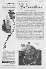 Better Homes & Gardens June 1927 Magazine Article: Take Care of Your Electric Cleaner